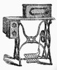 Sewing Machine. /Nthe 'New York Singer' Sewing Machine. Engraving From Montgomery Ward Catalog, 19Th Century. Poster Print by Granger Collection - Item # VARGRC0176307