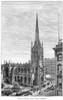 Grace Church, 1883. /Ngrace Church At Broadway And 10Th Street, Manhattan, Designed By James Renwick. Line Engraving, 1883. Poster Print by Granger Collection - Item # VARGRC0077428