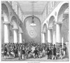 London: Stock Exchange. /Ninterior Of The Stock Exchange In London, In A Building Opened In 1802. Wood Engraving, English, 1844. Poster Print by Granger Collection - Item # VARGRC0091486