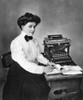 Typist, 1905. /Nsecretary With Remington Typewriter And Her Stenographer'S Pad, 1905. Poster Print by Granger Collection - Item # VARGRC0006037