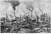 Germany: Krupp Steelworks. /Nthe Krupp Steelworks At Essen, Germany. Wood Engraving, English, 19Th Century. Poster Print by Granger Collection - Item # VARGRC0002293