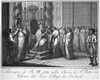 Pope Pius Vi (1717-1799). /Npope, 1775-1799. The Adoration Of The Sacred College Of Cardinals At The Coronation Of Pius Vi In St. Peter'S Basilica , 1775. Contemporary Line Engraving. Poster Print by Granger Collection - Item # VARGRC0070793