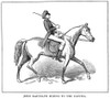 John Randolph (1773-1833). /Namerican Statesman. Randolph Riding To The Capitol. Line Engraving, Late 19Th Century. Poster Print by Granger Collection - Item # VARGRC0041039