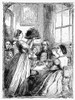 Christmas Dinner, C1870. /Nwood Engraving, English, C1870. Poster Print by Granger Collection - Item # VARGRC0018006