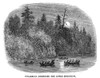 Mississippi River, 1858. /Ncanoes On The Lower Mississippi River At Night. Wood Engraving, English, 1858. Poster Print by Granger Collection - Item # VARGRC0268017