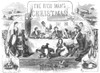 Rich Man'S Christmas, 1855. /Nwood Engraving, American, 1855. Poster Print by Granger Collection - Item # VARGRC0015760