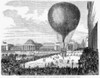 Ballooning: Nadar, 1864. /Nthe Ascent Of Nadar'S 'Le Geant' Balloon At Brussels In 1864. Contemporary Wood Engraving. Poster Print by Granger Collection - Item # VARGRC0012680