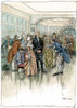 George Washington/N(1732-1799). First President Of The United States. Washington And His Wife Martha At A Presidential Reception. Engraving After An 1883 Illustration By Howard Pyle. Poster Print by Granger Collection - Item # VARGRC0049399