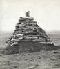 Little Bighorn Monument. /Nmonument On Custer'S Hill, Containing All The Bones Found At The Site Of The Battle Of Little Bighorn. Photograph By Stanley Morrow, C1876. Poster Print by Granger Collection - Item # VARGRC0114410