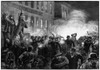 The Haymarket Riot, 1886. /Nriot At The Meeting At Haymarket Square, Chicago, Illinois, 4 May 1886. Wood Engraving From A Contemporary American Newspaper. Poster Print by Granger Collection - Item # VARGRC0040877