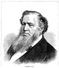 Brigham Young (1801-1877). /Namerican Mormon Leader. Wood Engraving, American, 1877. Poster Print by Granger Collection - Item # VARGRC0054145