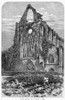 Wales: Tintern Abbey. /N'West Front Of Tintern Abbey.' Wood Engraving, 19Th Century. Poster Print by Granger Collection - Item # VARGRC0077876