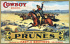 Cowboy Herding Cattle. /Nlithograph Fruit-Crate Poster, 1906, For California 'Cowboy' Brand Prunes. Poster Print by Granger Collection - Item # VARGRC0030617