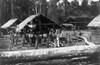 Brazil: Rubber Gatherers. /Nnative Brazilian Rubber Gatherers Near The Upper Amazon, Brazil. Photograph, 1890-1923. Poster Print by Granger Collection - Item # VARGRC0107589