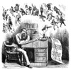 Charles Dickens (1812-1870). /Nenglish Novelist.'Charles Dickens'S Legacy To The World.' Cartoon, American, 1870. Poster Print by Granger Collection - Item # VARGRC0006246