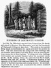 Dartmouth College. /N'Founding Of Dartmouth College' At Hanover, New Hampshire, 1770, By Eleazor Wheelock. Wood Engraving, American, C1845. Poster Print by Granger Collection - Item # VARGRC0031236