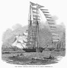 Yacht: Titania, 1850. /Nthe 'Titania' Schooner Yacht, Built For Mr. Robert Stephenson, C.E. Wood Engraving, English, 1850. Poster Print by Granger Collection - Item # VARGRC0098095