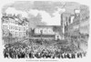 England: Election, 1857. /N'The Manchester Election: The Hustings In St. Anne'S-Square.' Engraving, 1857. Poster Print by Granger Collection - Item # VARGRC0264560