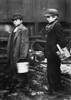 Hine: Child Labor, 1913. /Ntwo Boys On Their Way To Work The Night Shift At 'Sheeny Joe'S' Glass House In Pittsburgh, Pennsylvania. Photograph By Lewis Hine, January 1913. Poster Print by Granger Collection - Item # VARGRC0107520