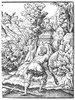 David & Goliath. /Ndavid Prepares To Hurl His Stone At Goliath, The Philistine Warrior (1 Samuel 17: 48-49). Woodcut, 16Th Century, By Jost Amman. Poster Print by Granger Collection - Item # VARGRC0016167