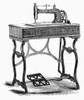 Sewing Machine. /Nfinkle & Lyon Large Manufacturing Sewing Machine. Line Engraving, Mid 19Th Century. Poster Print by Granger Collection - Item # VARGRC0097648