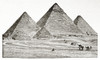 Egypt: Pyramids At Giza. /Nthe Pyramids At Giza, Egypt. Line Engraving, 19Th Century. Poster Print by Granger Collection - Item # VARGRC0260389