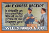 Wells Fargo Express, 1914. /Nbanner For Wells Fargo & Co Express, 1914. Poster Print by Granger Collection - Item # VARGRC0091733