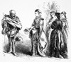 Love'S Labour'S Lost. /Nthe Princess Of France And Her Three Ladies (Act Ii, Scene I) From William Shakespeare'S 'Love'S Labour'S Lost.' Wood Engraving, 1881, After Sir John Gilbert. Poster Print by Granger Collection - Item # VARGRC0052590