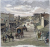 Wichita, Kansas, 1874. /Nwichita, Kansas In 1874, Six Years After The City Was Founded On The Chisholm Trail. Contemporary American Wood Engraving. Poster Print by Granger Collection - Item # VARGRC0038333