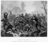 Civil War: Shiloh, 1862. /Nbattle Of Shiloh (Pittsburg Landing), Tennessee, 6-7 April 1862. Steel Engraving, 1862. Poster Print by Granger Collection - Item # VARGRC0013992