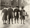 Hine: Newsboys, 1910. /Na Group Of Newsboys Standing In The Snow, Albany, New York. Photograph By Lewis Hine, February 1910. Poster Print by Granger Collection - Item # VARGRC0166708