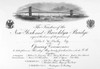 Brooklyn Bridge: Opening. /Ninvitation To The Opening Ceremony Of The Brooklyn Bridge, 24 May 1883. Invitation Engraving By Tiffany & Co. Poster Print by Granger Collection - Item # VARGRC0091119