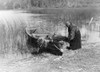 Curtis: Cowichan, C1910. /Na Cowichan Native American Woman Gathering Tules In A Boat In British Columbia. Photograph By Edward Curtis, C1910. Poster Print by Granger Collection - Item # VARGRC0170270