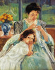 Cassatt: Mother Sewing. /Nyoung Mother Sewing. Oil On Canvas, 1900, By Mary Cassatt. Poster Print by Granger Collection - Item # VARGRC0026130