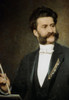 Johann Strauss (1825-1899). /Njohann Strauss The Younger. Austrian Composer. Oil On Canvas (Detail), 1888, By August Eisenmenger. Poster Print by Granger Collection - Item # VARGRC0022467