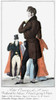 Men'S Fashion, C1830. /Na Man Wearing A Brown Velvet Coat. French Color Fashion Plate From 'Petit Courrier Des Dames,' C1830. Poster Print by Granger Collection - Item # VARGRC0126493