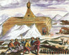 Barents Expedition Wintering in Arctic, 1596 Poster Print by Science Source - Item # VARSCIBX1007