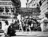 Indonesia: Buddhist Temple. /Nscene At A Buddhist Temple In Indonesia, 1954. Poster Print by Granger Collection - Item # VARGRC0095197