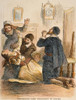 Salem Witchcraft, 1692. /Ntrying To Deliver A Young Woman From Witchcraft By Prayer At Salem, Massachusetts, In 1692. Engraving, 19Th Century. Poster Print by Granger Collection - Item # VARGRC0010121