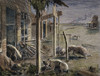 Deserted Railroad Town. /Na Deserted Railroad Town In Kansas, Occupied Only By Wolves And Foxes: American Engraving, 1874. Poster Print by Granger Collection - Item # VARGRC0009177