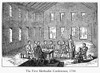 Methodist Conference, 1744. /Njohn And Charles Wesley Hold The First Methodist Conference At The Foundry In London, 25-30 June 1744. Wood Engraving, Mid-19Th Century. Poster Print by Granger Collection - Item # VARGRC0098393