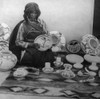 Nampeyo (1858-1942). /Nhopi Native American Potter. Photographed At A Pueblo In Arizona With Examples Of Her Work, C1900, By Henry G. Peabody. Poster Print by Granger Collection - Item # VARGRC0172965
