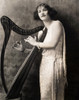 Harpist, C1924. /Npublicity Photograph For The Broadway Show, 'The Best People,' With American Actress, Florence Johns, C1924. Poster Print by Granger Collection - Item # VARGRC0096961