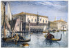 Venice: Ducal Palace. /Nview Of The Ducal Palace In Venice, Italy. Wood Engraving, C1875, After Harry Fenn. Poster Print by Granger Collection - Item # VARGRC0091603