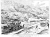Great Railroad Strike, 1877. /N'Endeavoring To Move A Train At The Outer Depot, Pittsburg,' As The Militia Fends Of A Mob During The Strike On 23 July 1877. Contemporary American Engraving. Poster Print by Granger Collection - Item # VARGRC0265475 Great Railroad Strike, 1877. /N'Endeavoring To Move A Train At The Outer Depot, Pittsburg,' As The Militia Fends Of A Mob During The Strike On 23 July 1877. Contemporary American Engraving. Poster Print by Granger Collection - Item # VARGRC0265475