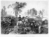 Battle Of Eutaw Springs. /Nmajor General Nathaniel Greene (Waving Hat) At The Battle Of Eutaw Springs, South Carolina, During The American Revolution, 8 September 1781. Steel Engraving, 1874. Poster Print by Granger Collection - Item # VARGRC0015435