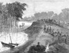 Mississippi River, 1884. /Nconvicts Building A Levee. Wood Engraving, 1884. Poster Print by Granger Collection - Item # VARGRC0097744