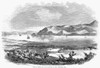San Francisco Bay, 1856. /Nview Of Lower San Francisco Bay, California. Wood Engraving, American, 1856. Poster Print by Granger Collection - Item # VARGRC0092352