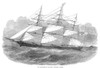 Clipper Ship, 1853. /Nthe American Clipper Ship 'Sovereign Of The Seas,' Designed By Donald Mckay. Wood Engraving, 1853. Poster Print by Granger Collection - Item # VARGRC0005597