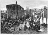 Gypsy Encampment, 1879. /Na Gypsy Encampment Near Latimer Road In Notting Hill, London, England. Wood Engraving, English, 1879. Poster Print by Granger Collection - Item # VARGRC0089490